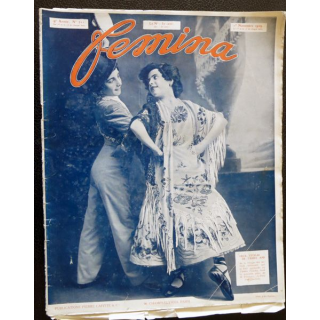 Publication Femina N° 211 - 9° année du 1° novembre 1909, aux éditions Pierre Lafitte & Cie Paris