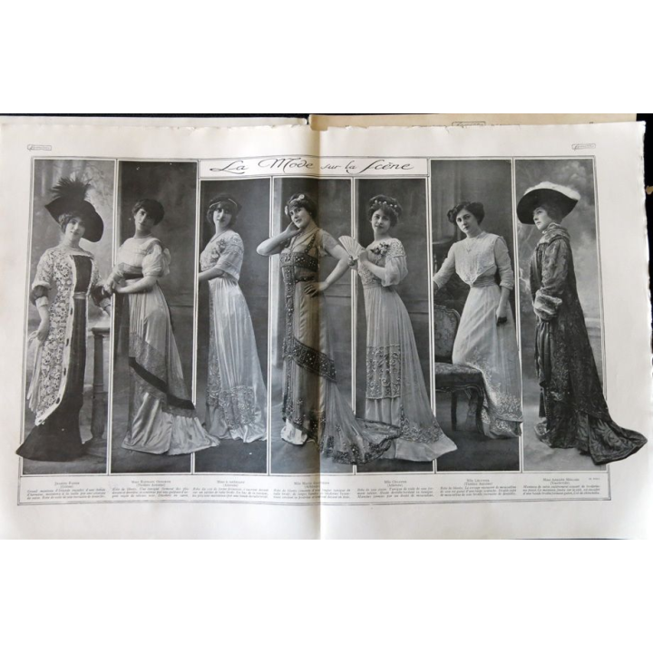 Publication Femina N° 211 - 9° année du 1° novembre 1909, aux éditions Pierre Lafitte & Cie Paris