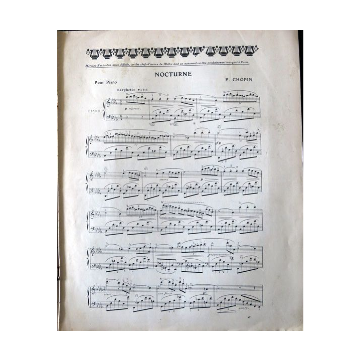 Album Musica N° 47, aux éditions Pierre Lafitte & Cie Paris