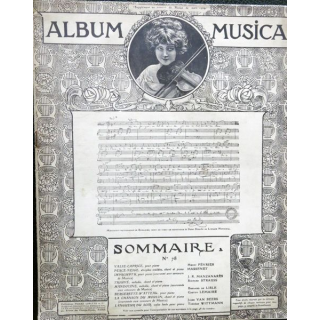 Album Musica N° 78, aux éditions Pierre Lafitte & Cie Paris