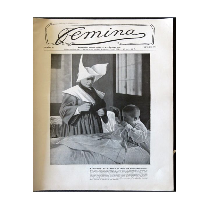 Publication Femina N° 49 - 3° année du 1° février 1903, aux éditions Pierre Lafitte & Cie Paris
