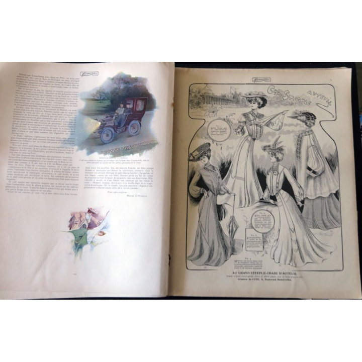 Publication Femina N° 57 - 3° année du 1° juin 1903, aux éditions Pierre Lafitte & Cie Paris