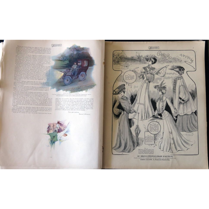 Publication Femina N° 57 - 3° année du 1° juin 1903, aux éditions Pierre Lafitte & Cie Paris