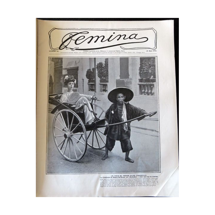 Publication Femina N° 56 - 3° année du 15 mai 1903, aux éditions Pierre Lafitte & Cie Paris