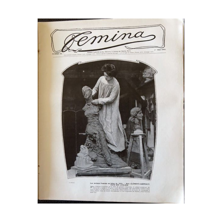 Publication Femina N° 55 - 3° année du 1° mai 1903, aux éditions Pierre Lafitte & Cie Paris