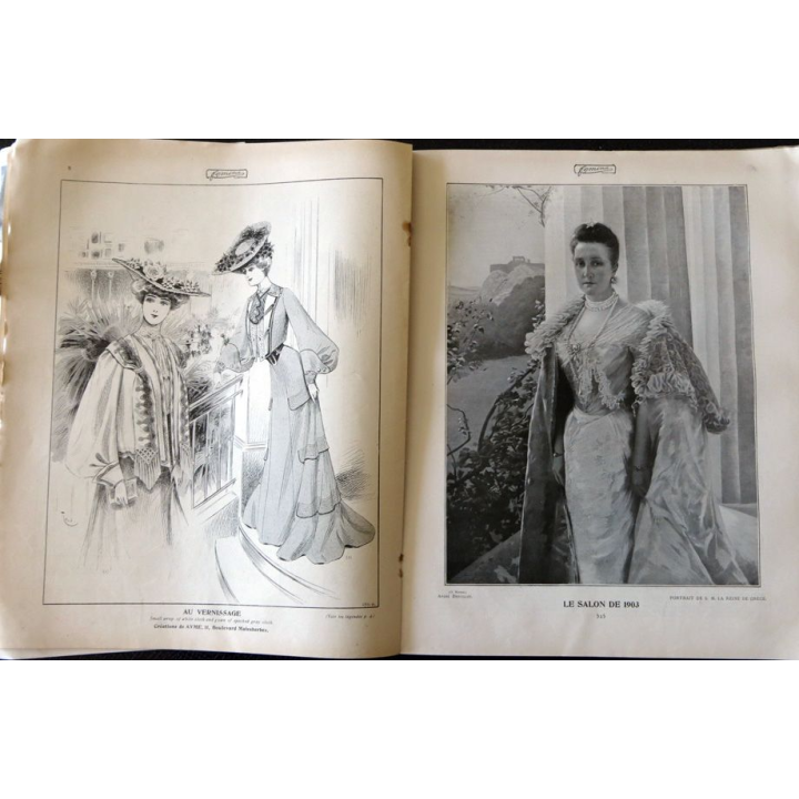 Publication Femina N° 55 - 3° année du 1° mai 1903, aux éditions Pierre Lafitte & Cie Paris