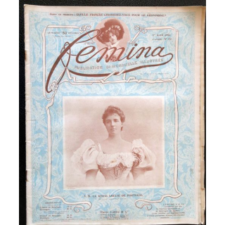 Publication Femina N° 53 - 3° année du 1° avril 1903, aux éditions Pierre Lafitte & Cie Paris