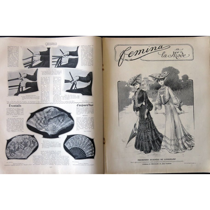 Publication Femina N° 53 - 3° année du 1° avril 1903, aux éditions Pierre Lafitte & Cie Paris