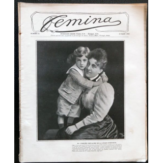 Publication Femina N° 52 - 3° année du 15 mars 1903, aux éditions Pierre Lafitte & Cie Paris
