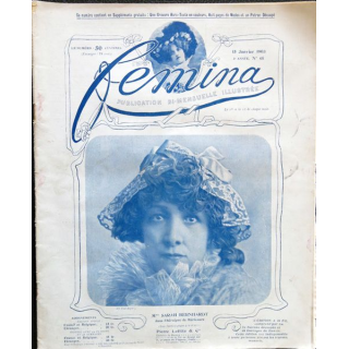 Publication Femina N° 48 - 3° année du 15 janvier 1903, aux éditions Pierre Lafitte & Cie Paris