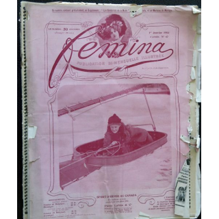 Publication Femina N° 47 - 3° année du 1° janvier 1903, aux éditions Pierre Lafitte & Cie Paris