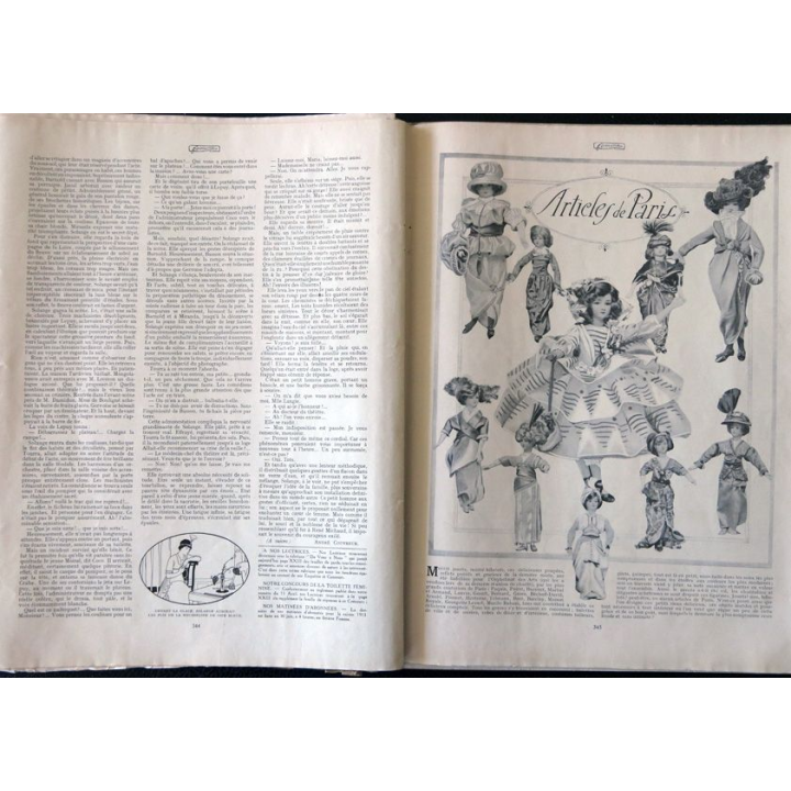 Publication Femina N° 298 - 13° année du 15 juin 1913, aux éditions Pierre Lafitte & Cie Paris