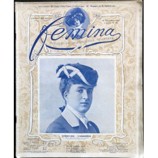 Publication Femina N° 68 - 3° année du 15 novembre 1903, aux éditions Pierre Lafitte & Cie Paris