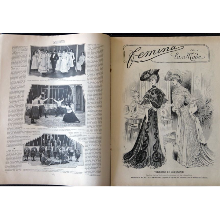 Publication Femina N° 68 - 3° année du 15 novembre 1903, aux éditions Pierre Lafitte & Cie Paris