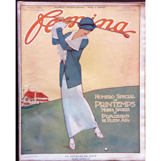 Publication Femina N° 296 - 13° année du 15 mai 1913, aux éditions Pierre Lafitte & Cie Paris