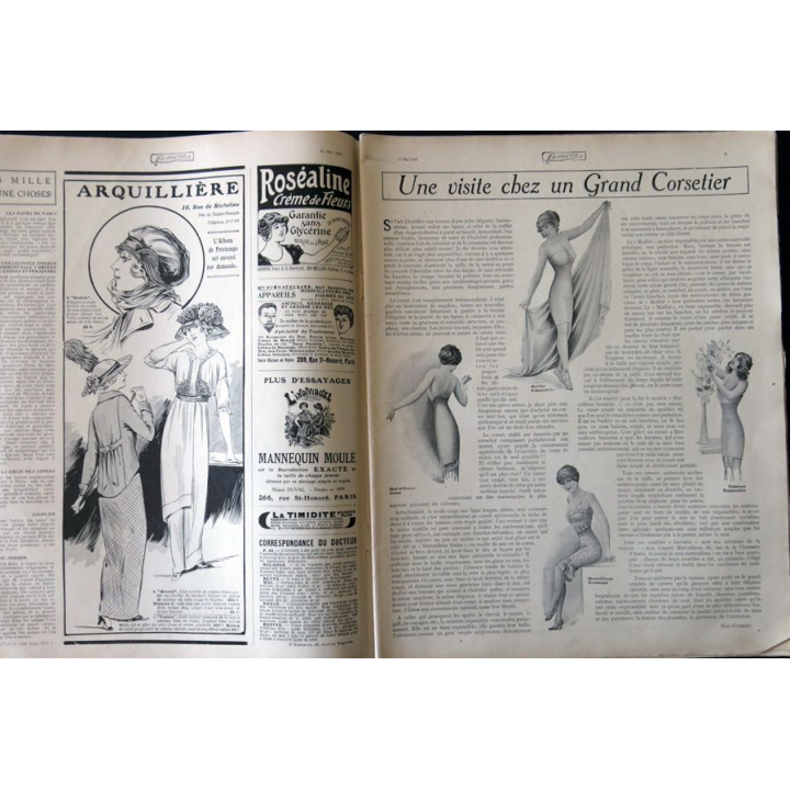 Publication Femina N° 296 - 13° année du 15 mai 1913, aux éditions Pierre Lafitte & Cie Paris