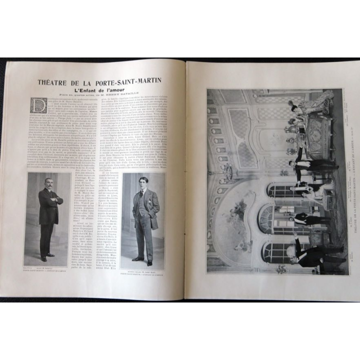 Publication Le Théatre - N° 294 - mars 1911, Editeurs Manzi, Joyant & Cie Paris