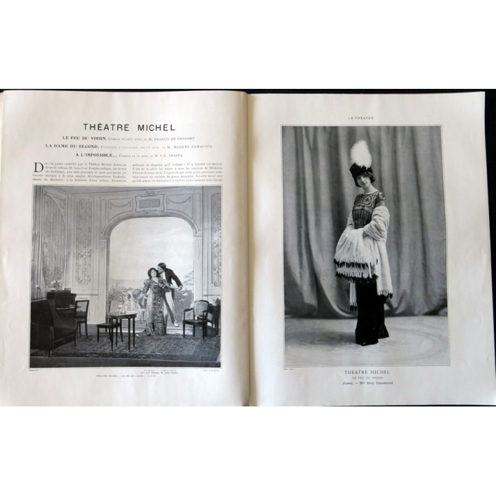 Publication Le Théatre - N° 287 - décembre 1910, Editeurs Manzi, Joyant & Cie Paris
