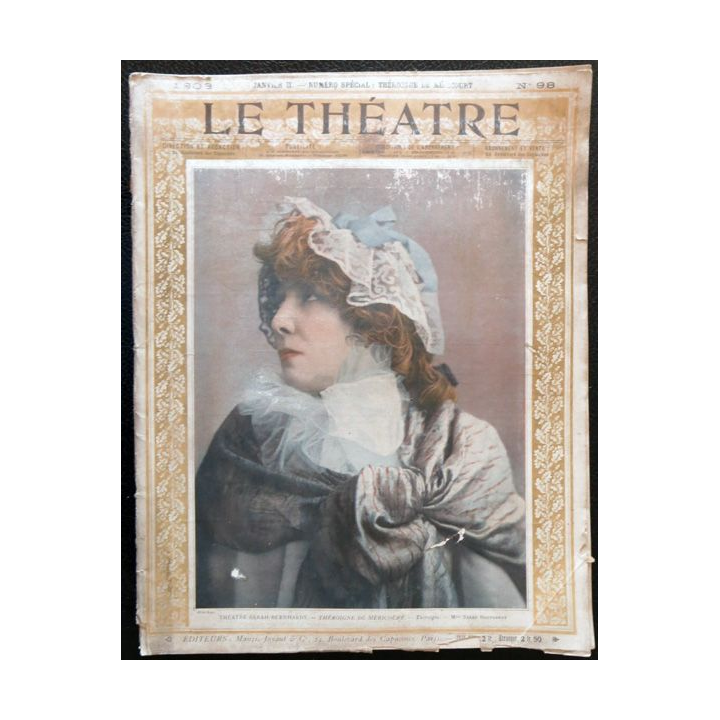 Publication Le Théatre - N° 98 - janvier 1903, Editeurs Manzi, Joyant & Cie Paris