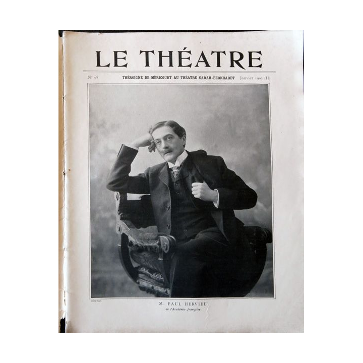 Publication Le Théatre - N° 98 - janvier 1903, Editeurs Manzi, Joyant & Cie Paris