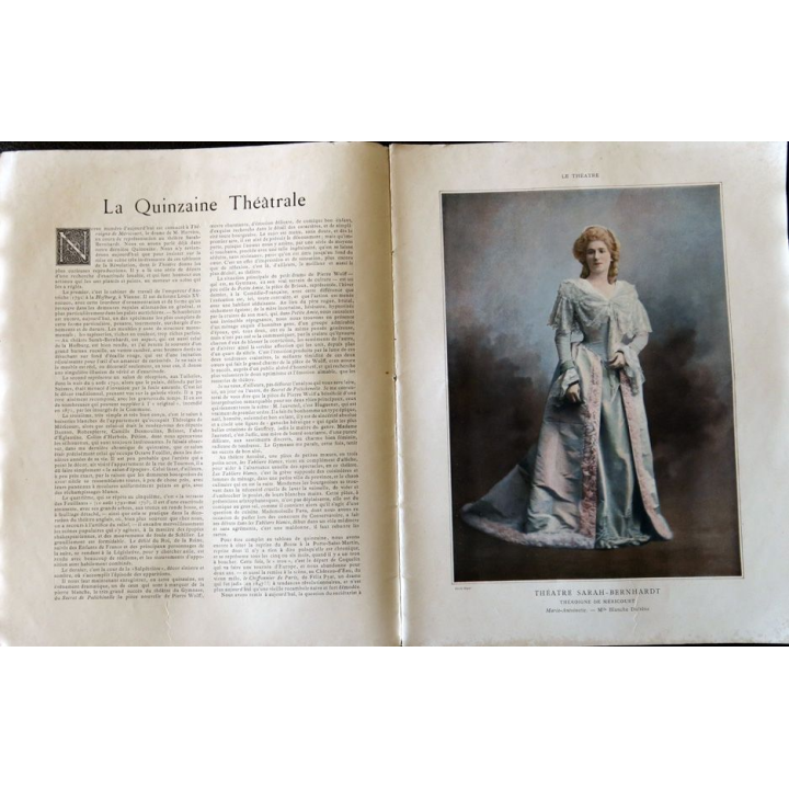 Publication Le Théatre - N° 98 - janvier 1903, Editeurs Manzi, Joyant & Cie Paris