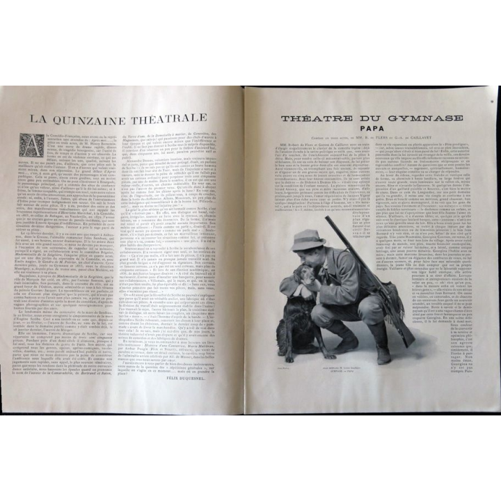 Publication Le Théatre - N° 293 - mars 1911, Editeurs Manzi, Joyant & Cie Paris