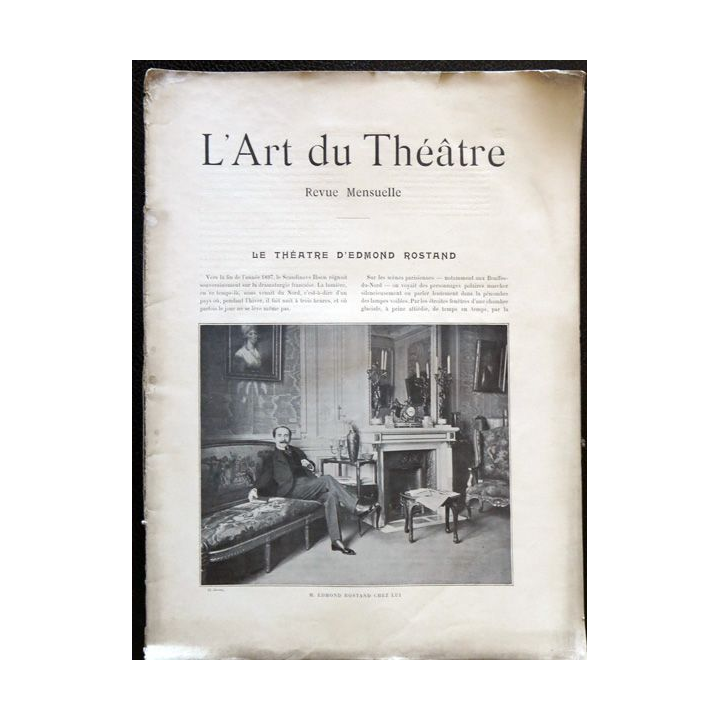 Publication L'Art du Théatre ,Le Théatre de Rostand