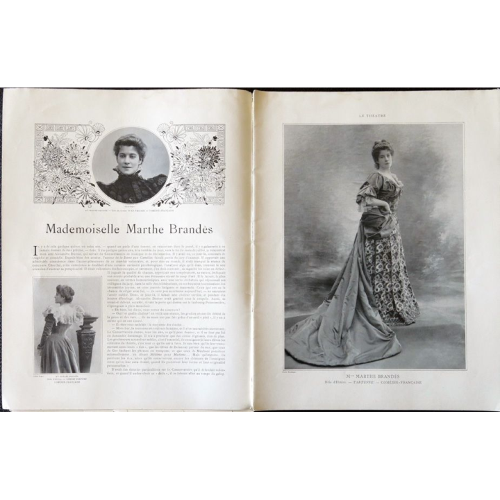 Publication Le Théatre - N°102 - mars 1903, Editeurs Manzi, Joyant & Cie Paris