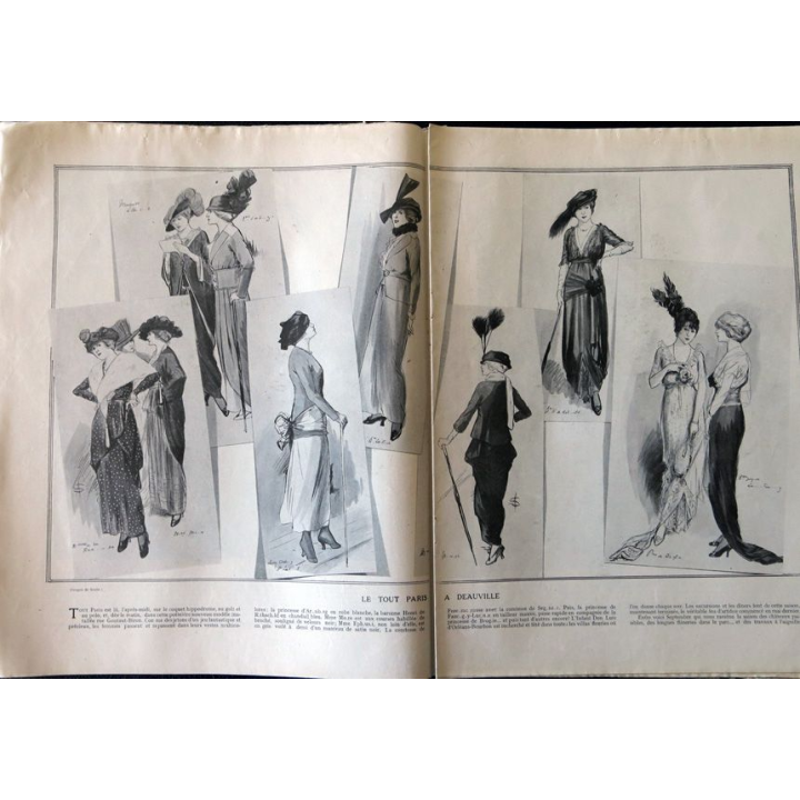 Publication Femina N° 303 - 13° année du 1° septembre 1913, aux éditions Pierre Lafitte & Cie Paris