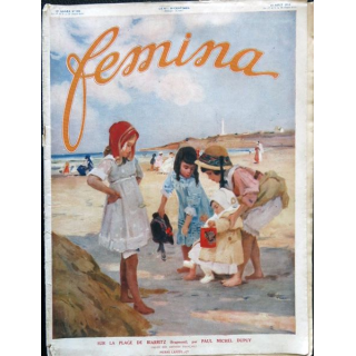 Publication Femina N° 302 - 13° année du 15 août 1913, aux éditions Pierre Lafitte & Cie Paris