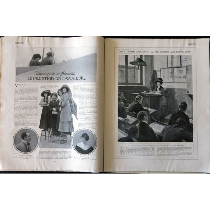 Publication Femina N° 241 - 11° année du 1° février 1911, aux éditions Pierre Lafitte & Cie Paris