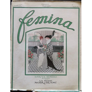 Publication Femina N° 299 - 13° année du 1° juillet 1913 aux éditions Pierre Lafitte & Cie Paris