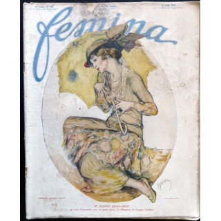 Publication Femina N° 300 - 13° année du 15 juillet 1913 aux éditions Pierre Lafitte & Cie Paris