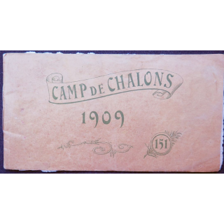 Document de consignes pour le déplacement du 151° RI au Camp de Chalons en 1909