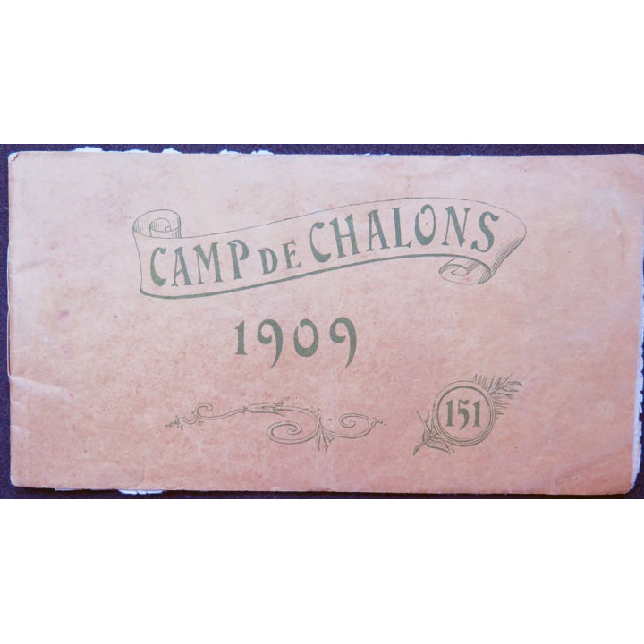 Document de consignes pour le déplacement du 151° RI au Camp de Chalons en 1909