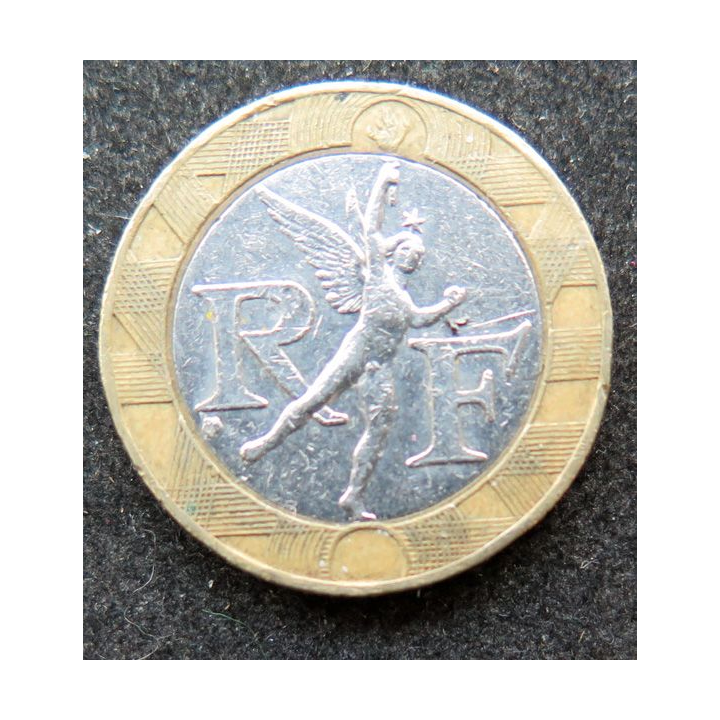 FRANCE : pièce de 10 francs Génie de la Bastille 1988