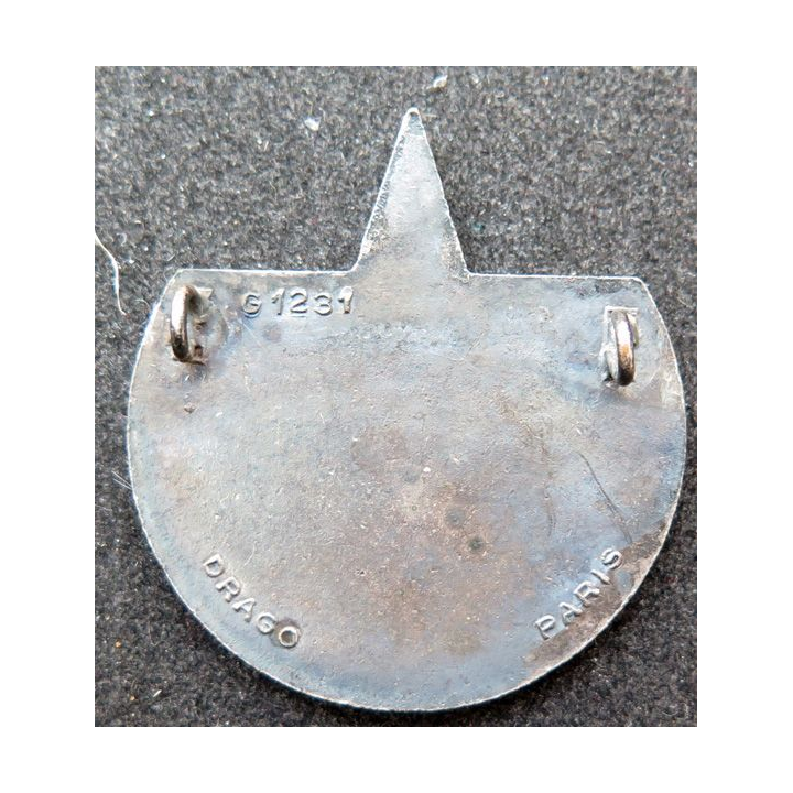 CA NOMADES : insigné métallique de la compagnie Nomades d'Algérie de fabrication Dago Paris G. 1231 en émail