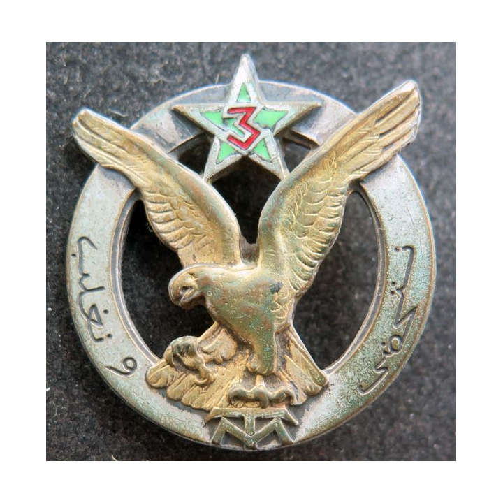 3° RTM : 3° régiment de tirailleurs marocains fabrication Drago Paris en émail