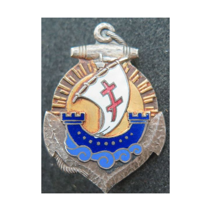2° DCEO : 2° Division coloniale d'Extrême Orient Drago Béranger en émail 