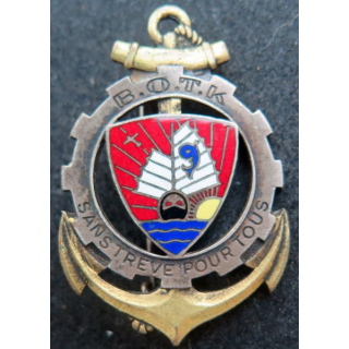 BOTK : base opérationnelle du Tonkin Drago Olivier Métra G. 954 déposé en émail