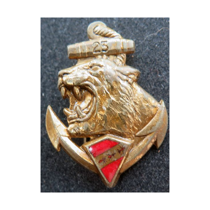 23° RIC : 23° Régiment d'infanterie Coloniale Drago Béranger H. 278 en émail