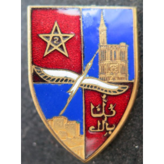 2° DIM :  2° division d'Infanterie marocaine de fabrication Drago Béranger Déposé en émail