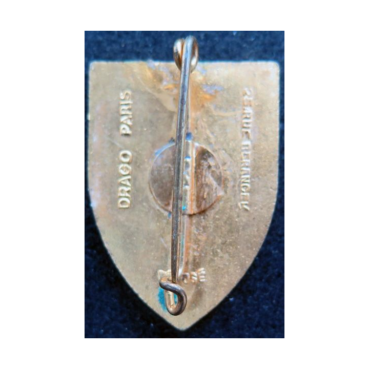 2° DIM :  2° division d'Infanterie marocaine de fabrication Drago Béranger Déposé en émail