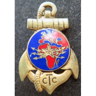 CTC : Corps des télégraphistes coloniaux de fabrication Drago Béranger dos lisse embouti