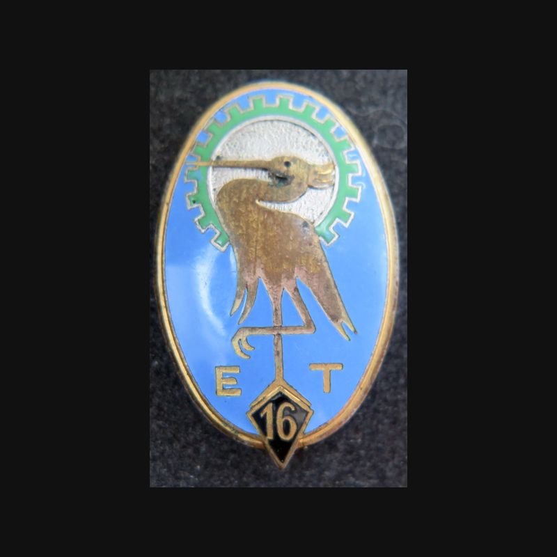 FRANCE TRAIN - Insigne 26° Escadron du Train, ajouré, D.Ber.Dép EUR 30,00 - FR