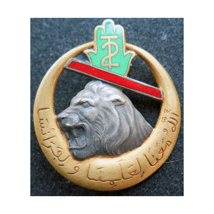 2° RTA : 2° régiment de tirailleurs algériens Légion honneur seule Drago Béranger émail