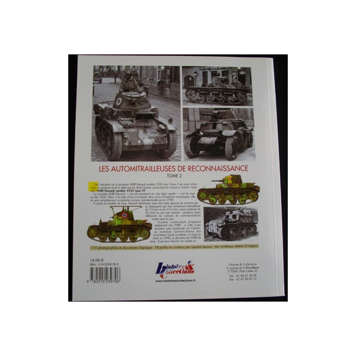 1. LES AUTOMITRAILLEUSES DE RECONNAISSANCE (TOME 2) L'AMR 35