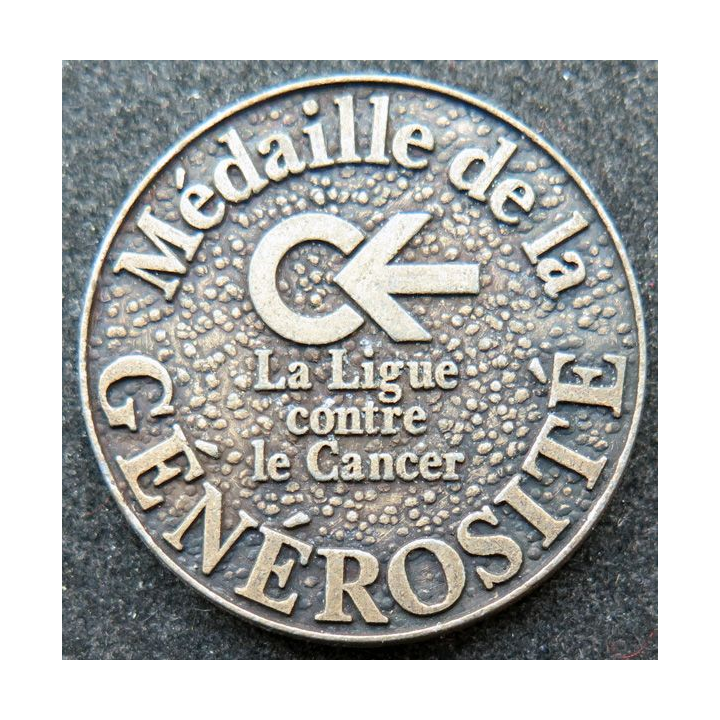 médaille de la générosité de la Ligue contre le Cancer