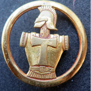 TRANS : insigne de béret des transmissions de fabrication Coinderoux Paris