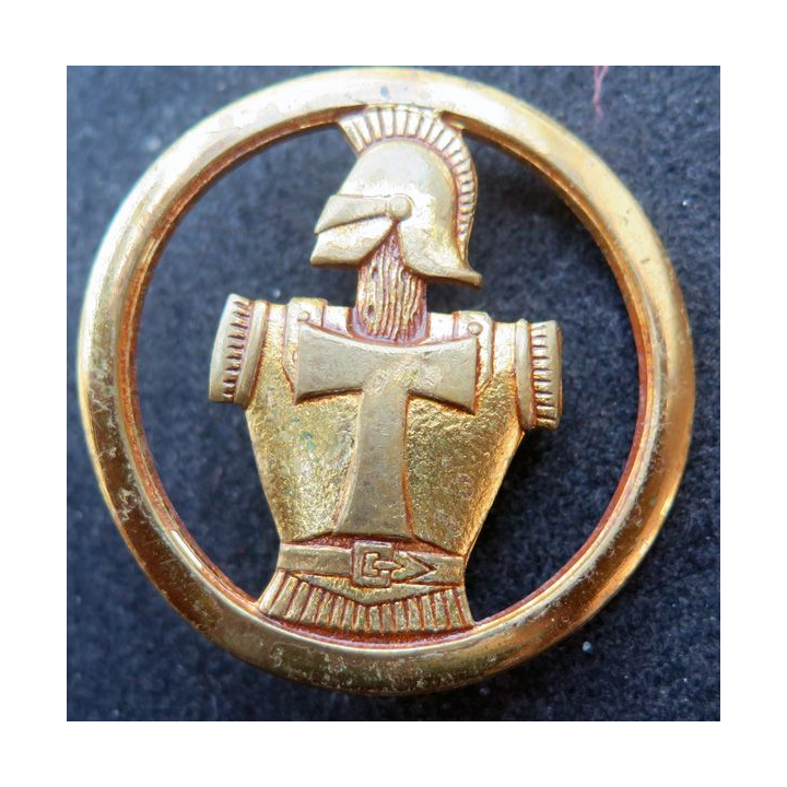 TRANS : insigne de béret des transmissions de fabrication Coinderoux Paris